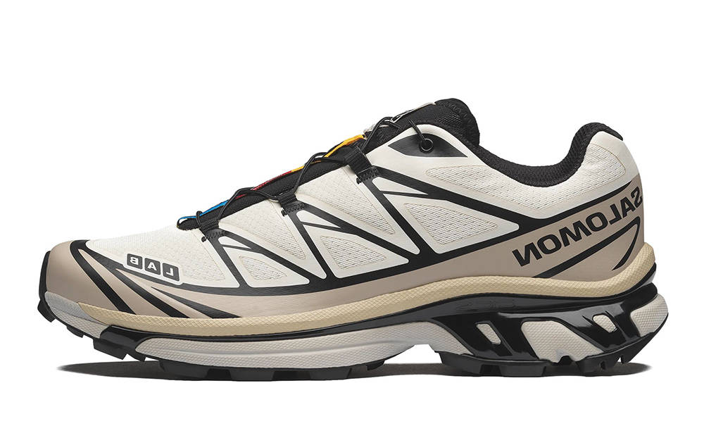 Salomon XT-6 Vanilla Ice Black Silver Cloud