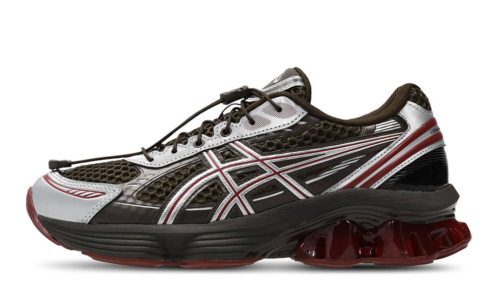 ASICS Gel-Kinetic Fluent Black Coffee Oxblood
