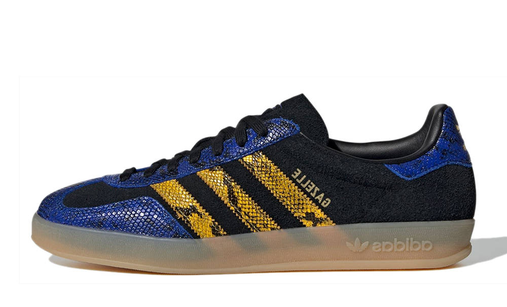 adidas Gazelle Indoor Suede Snakeskin Blue
