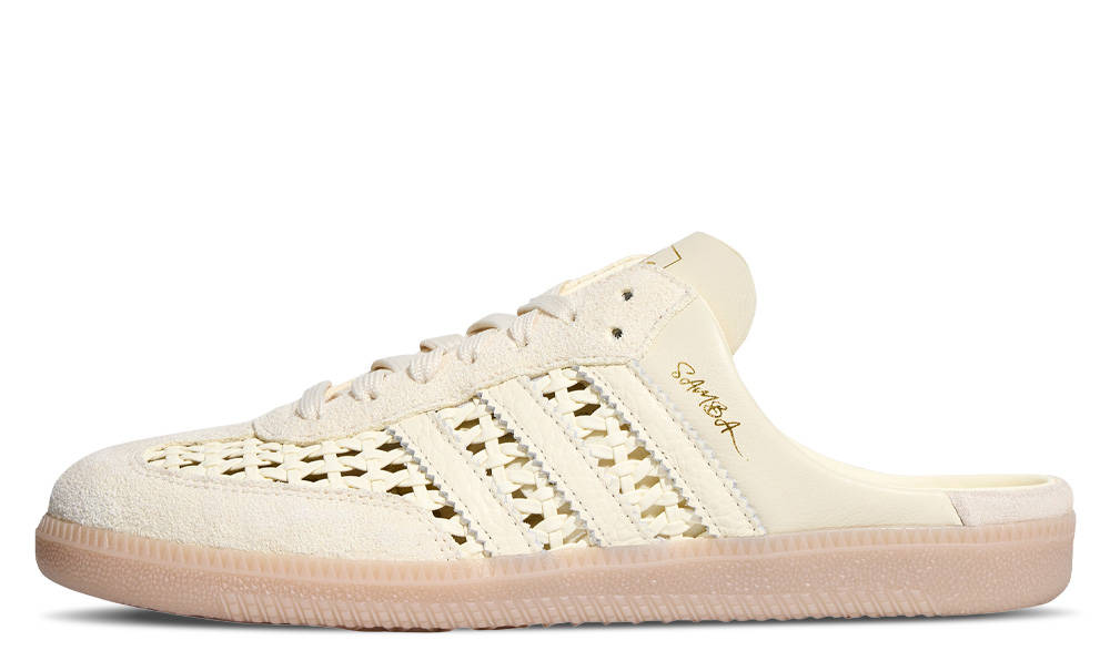 adidas Samba Mule Woven Cream White
