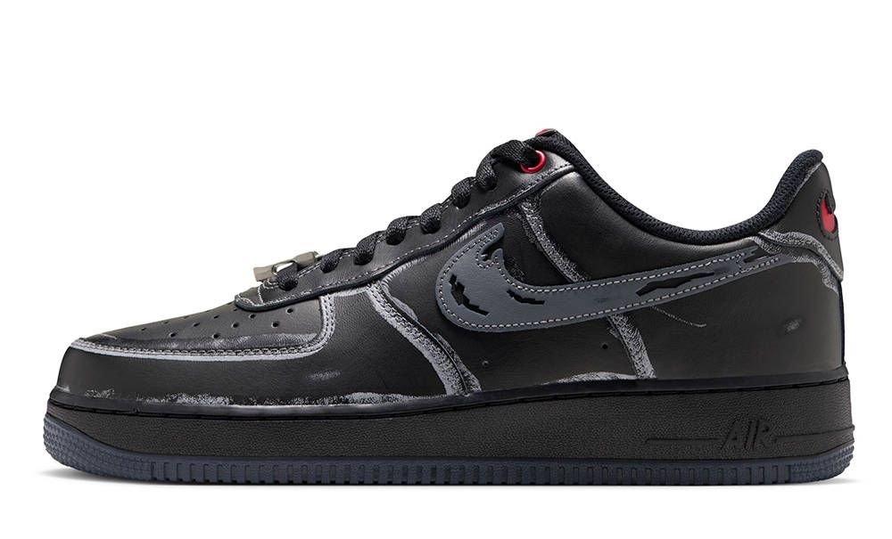Nike Air Force 1 Low Scream Ghostface Black