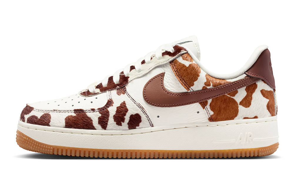 Nike Air Force 1 Low Cow Print Field Brown