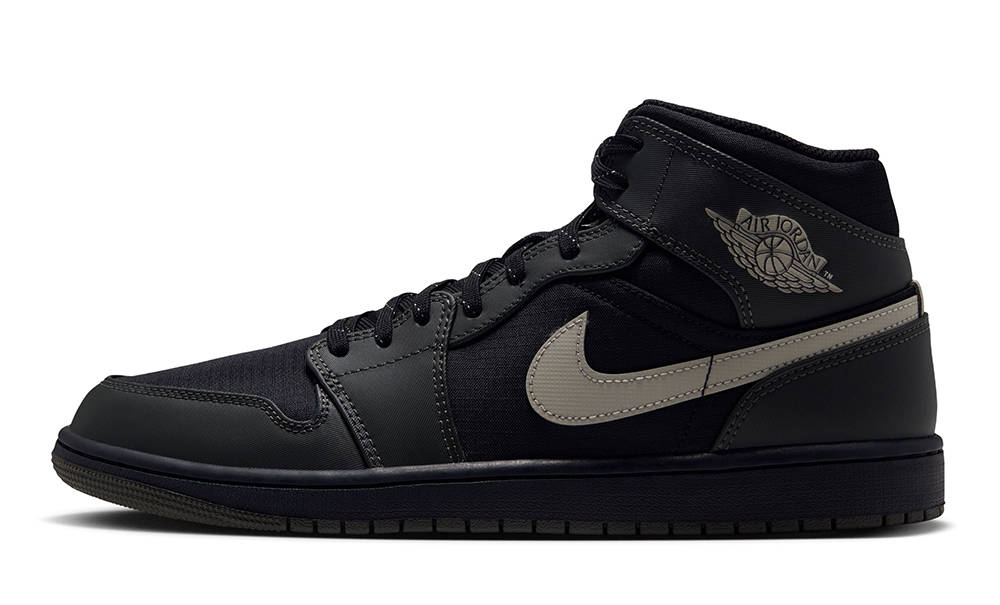 Air Jordan 1 Mid Utility Black Spruce Fog