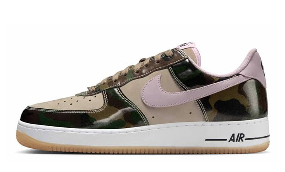 Nike Air Force 1 Low Patent Camo Pink