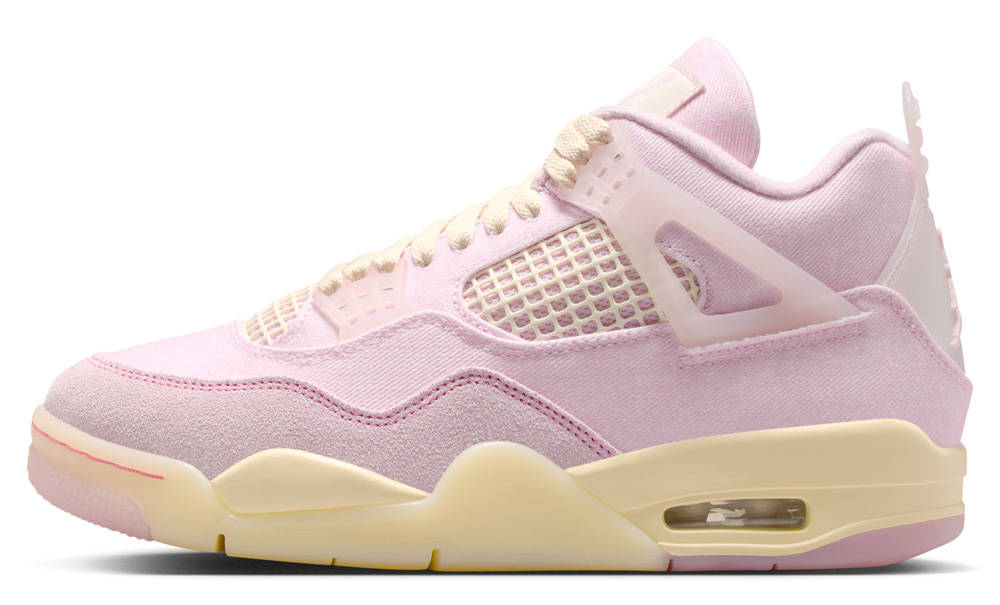 Air Jordan 4 Denim Pink Iced Carmine