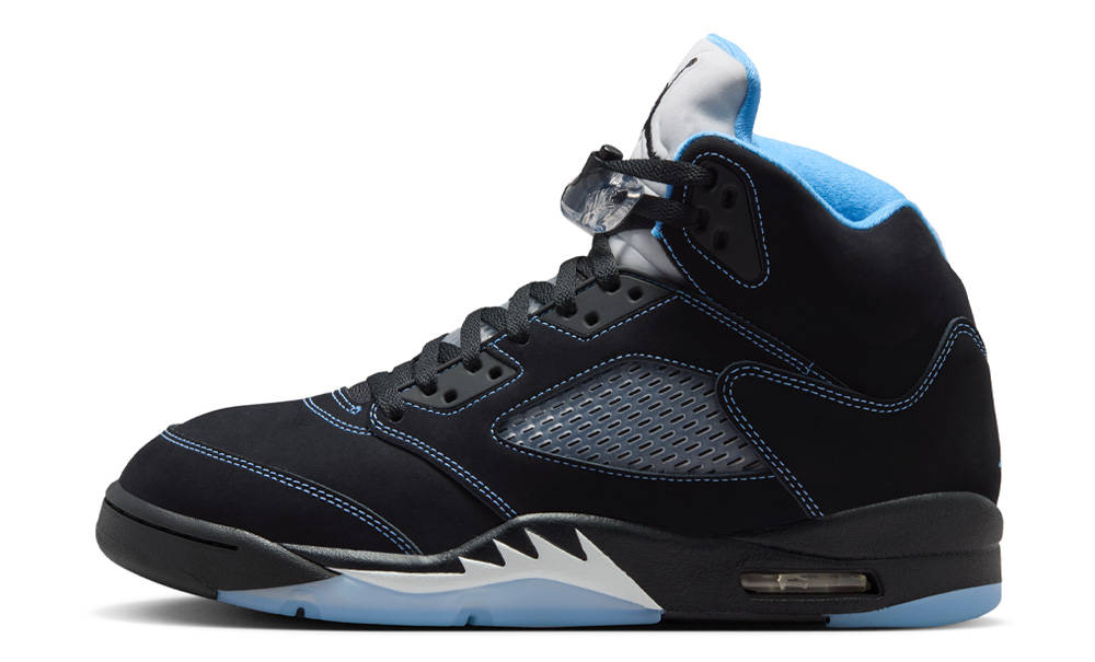 Air Jordan 5 Black University Blue