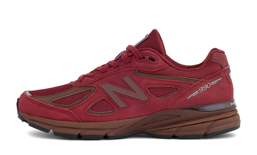 New Balance 990v4 Monarch Burgundy