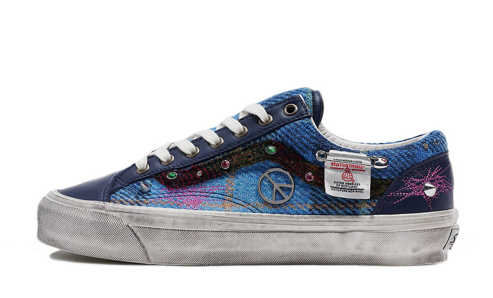 Harris Tweed x Vans Old Skool 36 Blue Multi