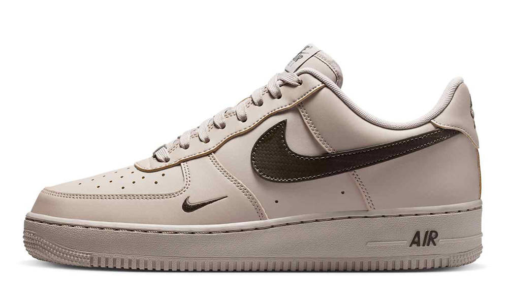 Nike Air Force 1 07 College Grey Newsprint
