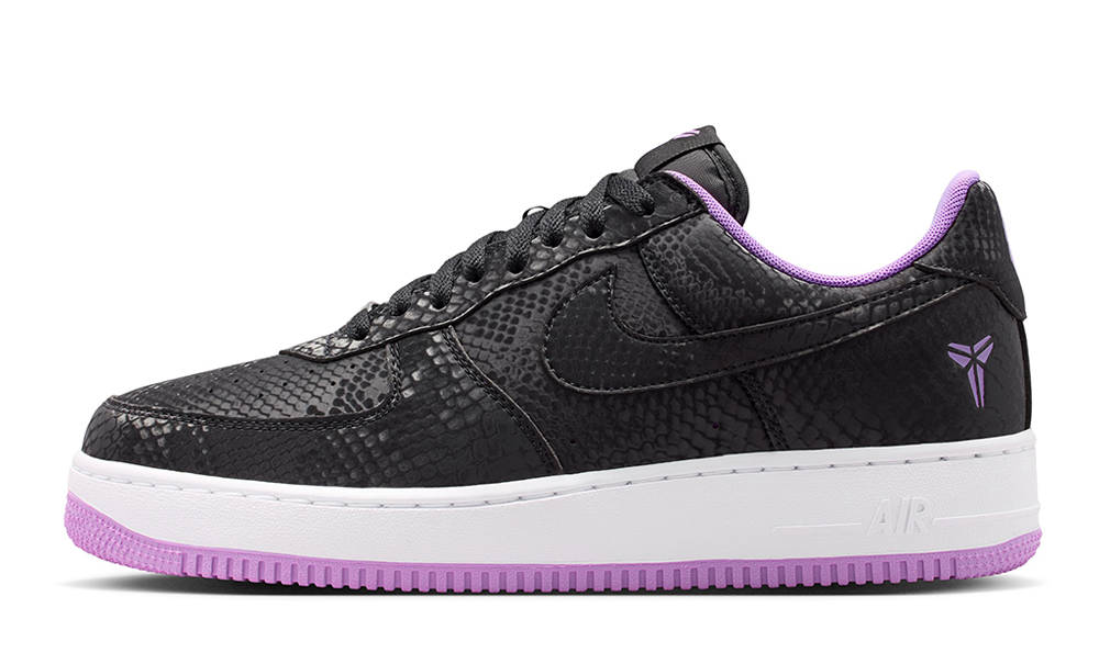 Kobe x Nike Air Force 1 Low Black Purple Stardust
