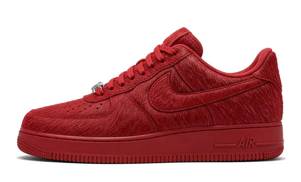 Nike Air Force 1 Low Pony Hair Team Red