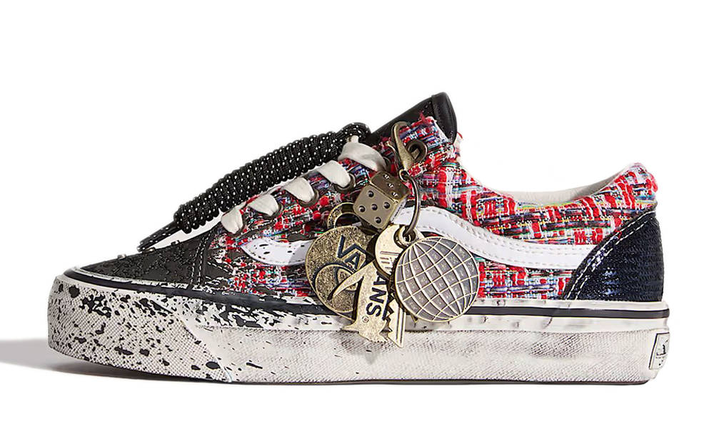Vans Old Skool Premium Charms Black Red Multi
